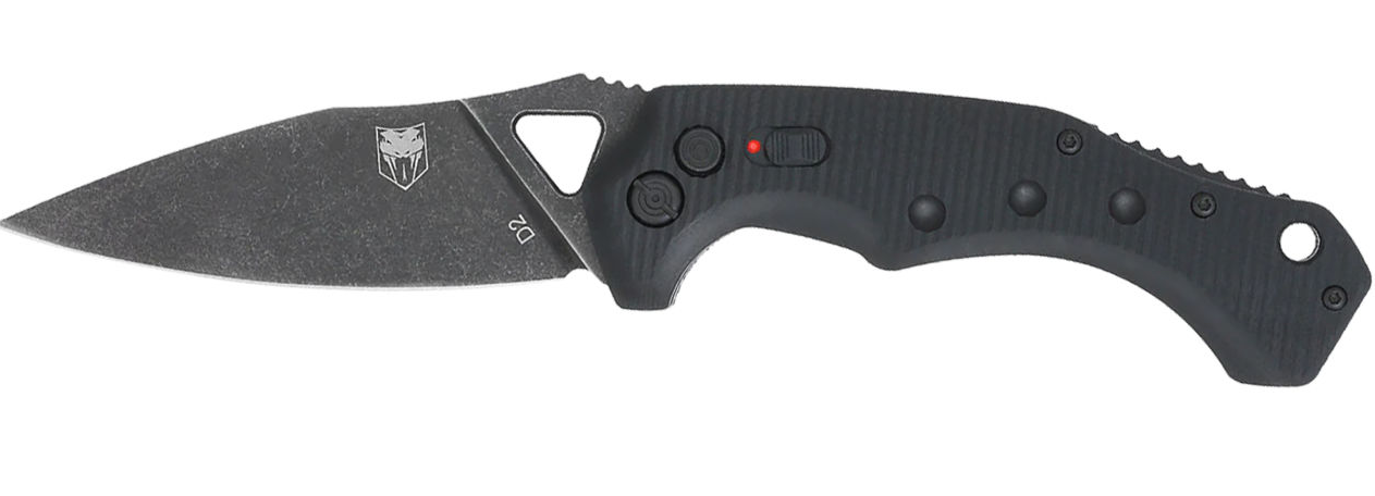Knives Cobratec Knives CBT RYKER BLACK AUTO